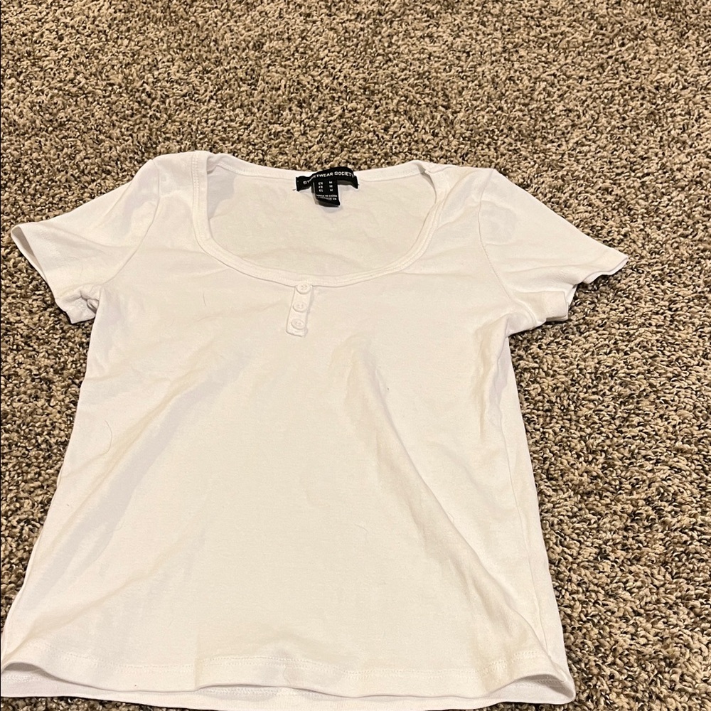 Streetwear Society White Short Sleeve Tee